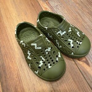 Natives Olive Green Slip-On Shoes